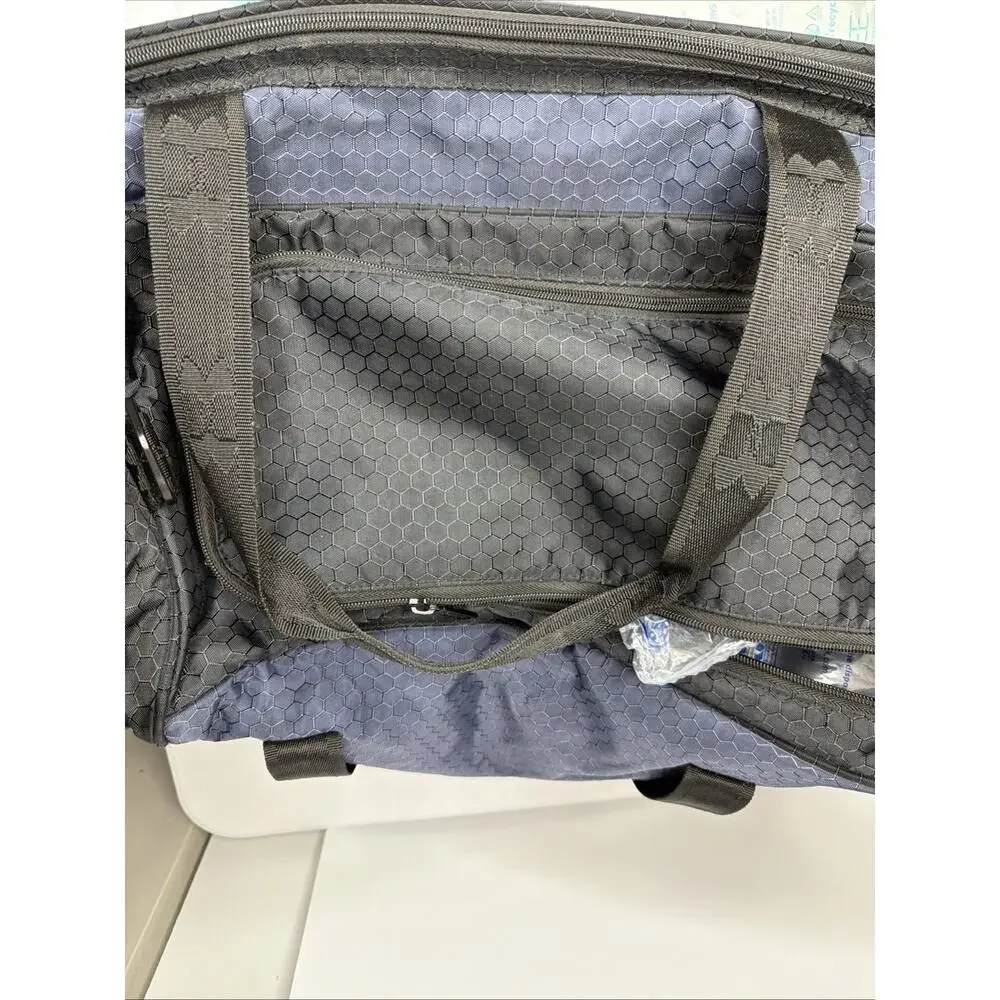 Under Armour Navy Blue Undeniable Medium Duffle Travel Gym Sports Bag Excellent